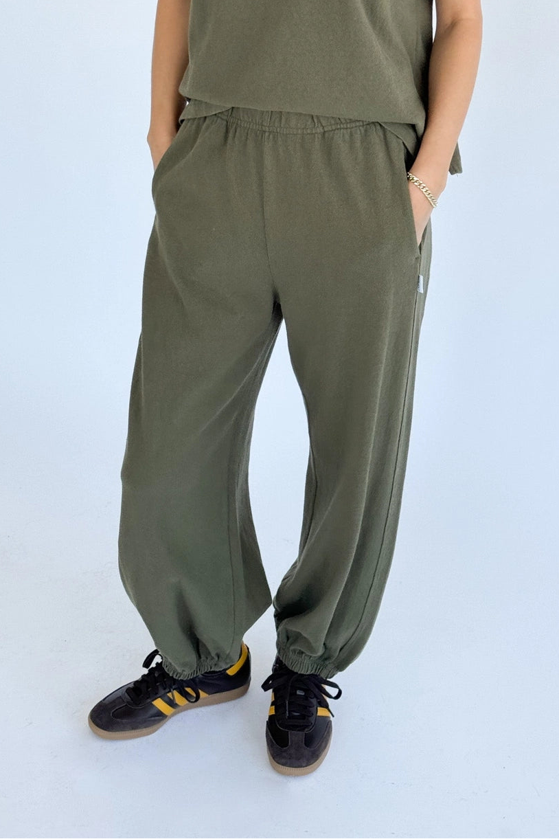 Balloon Pants - Olive