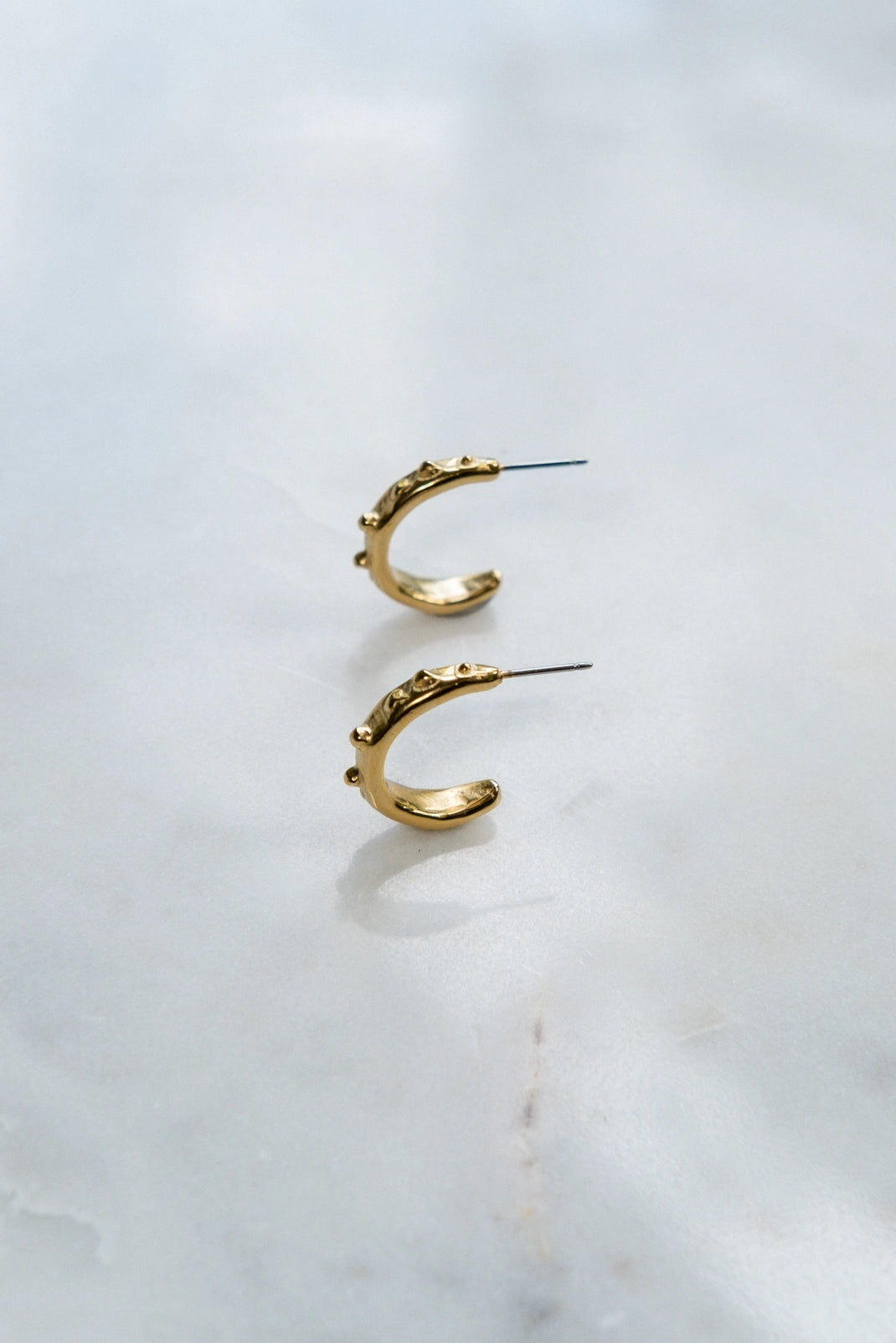 Small Caviar Hoops