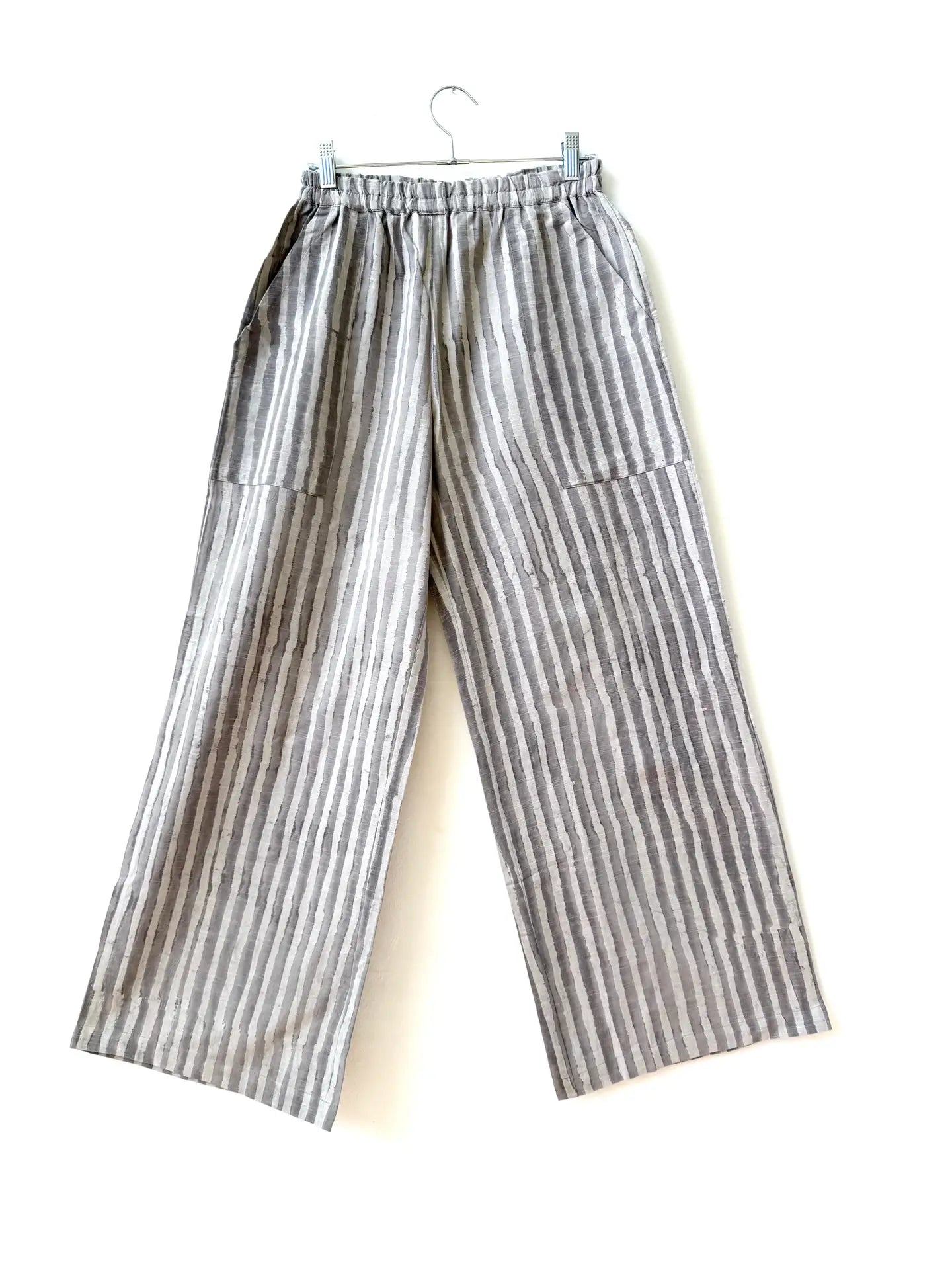 Omar Pants - Grey Stripe