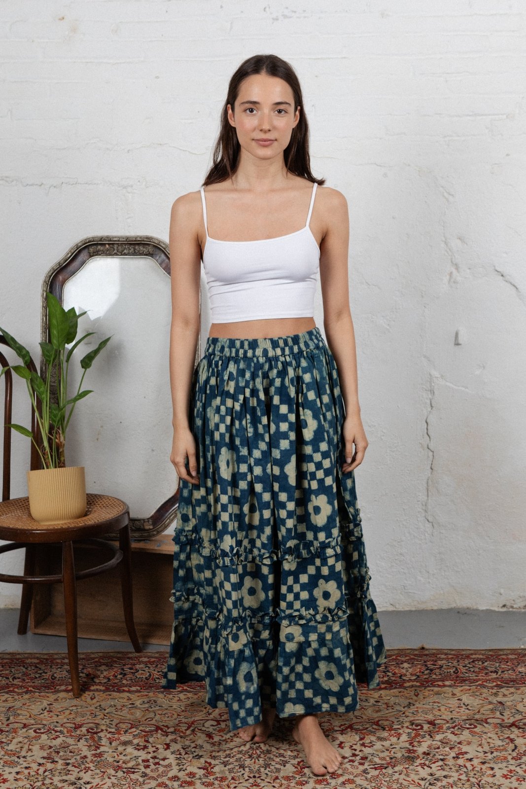 Daisy Mae Skirt - Indigo
