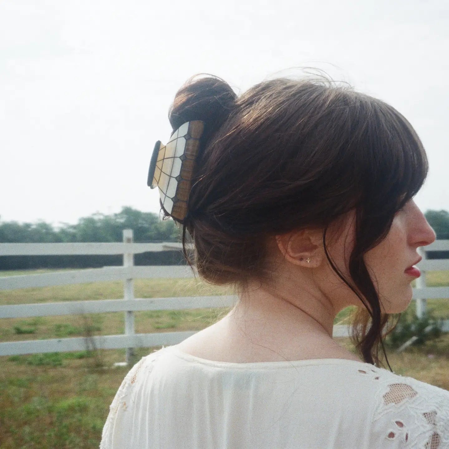 Vintage Lamp Claw Clip