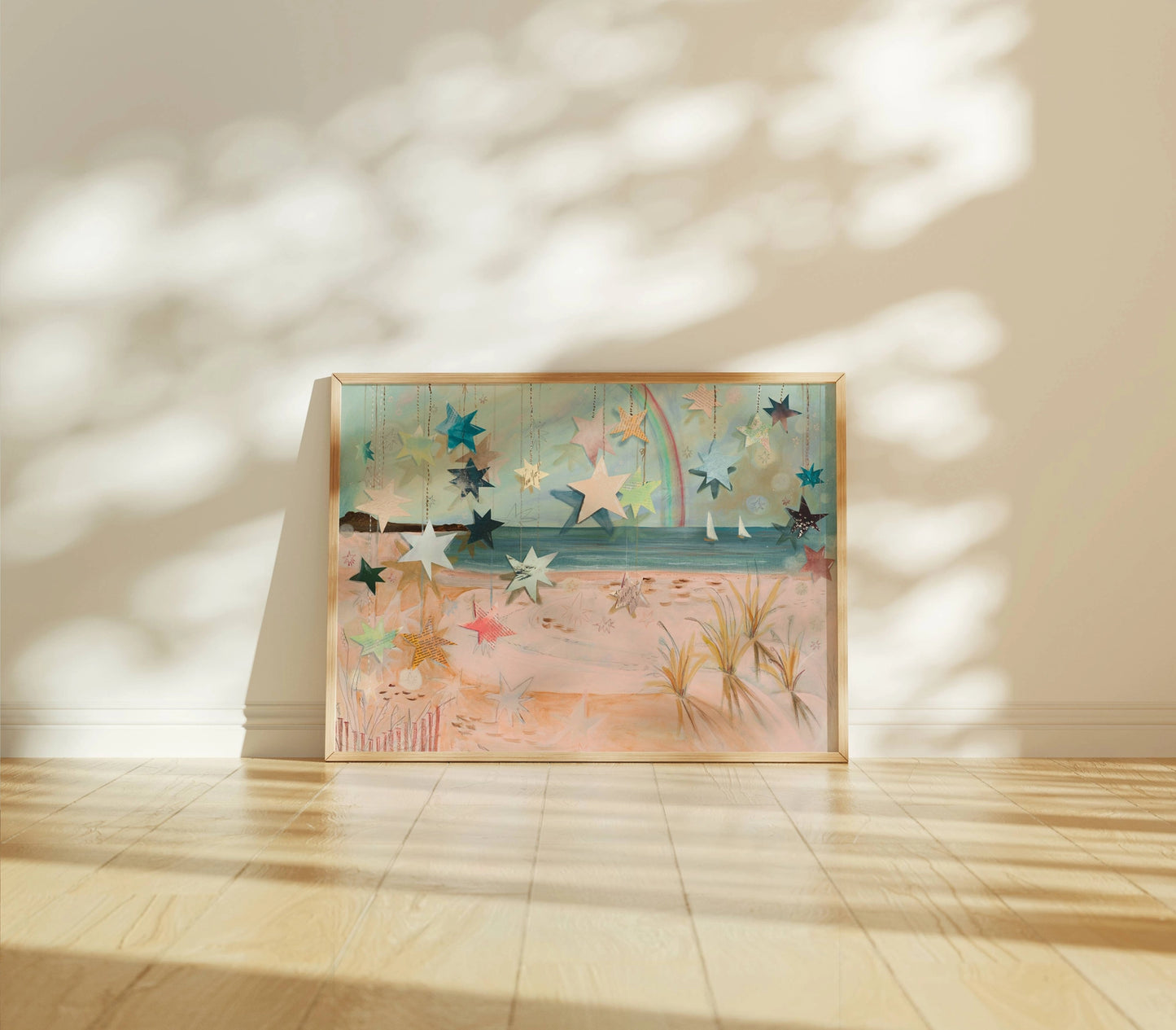 Pastel Coastal Stars - Art Print