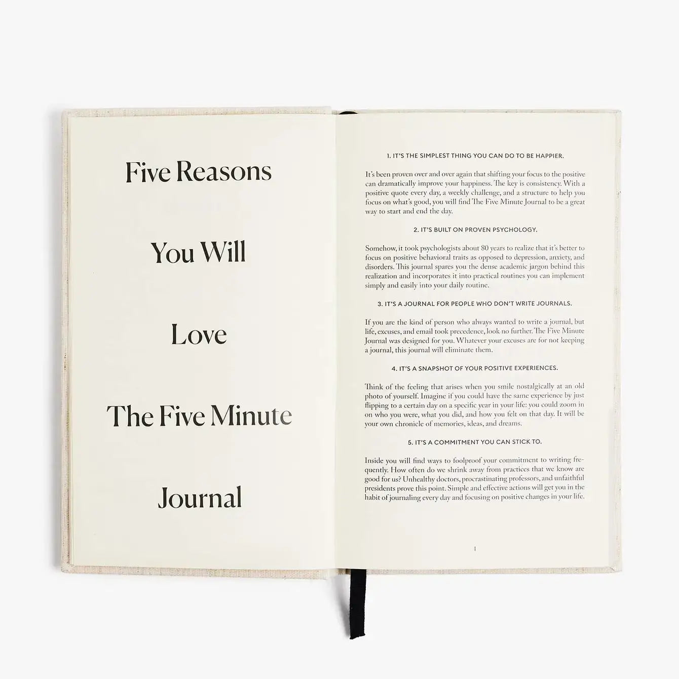 The Five Minute Journal - Linen