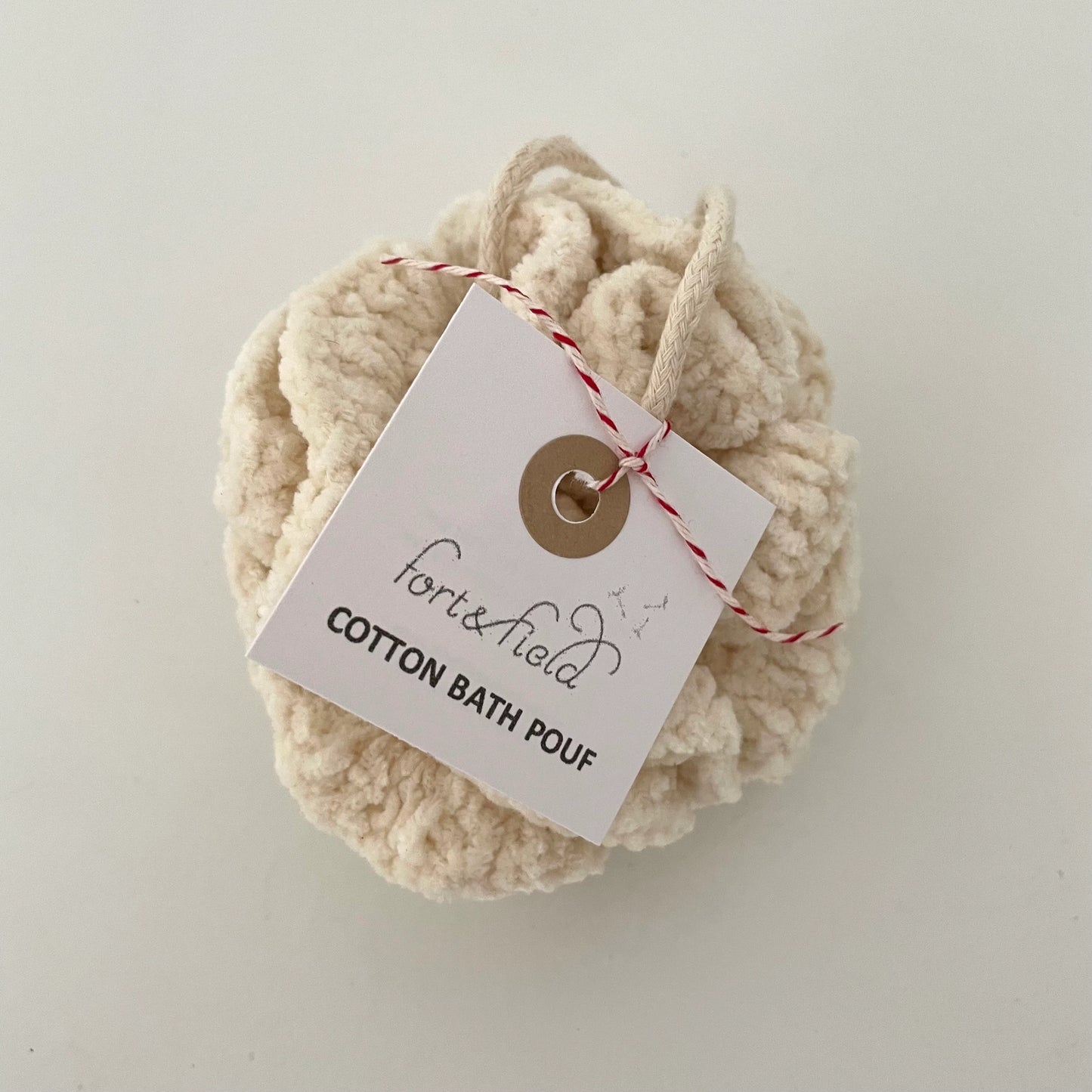 Natural Soft Cotton Bath Loofah