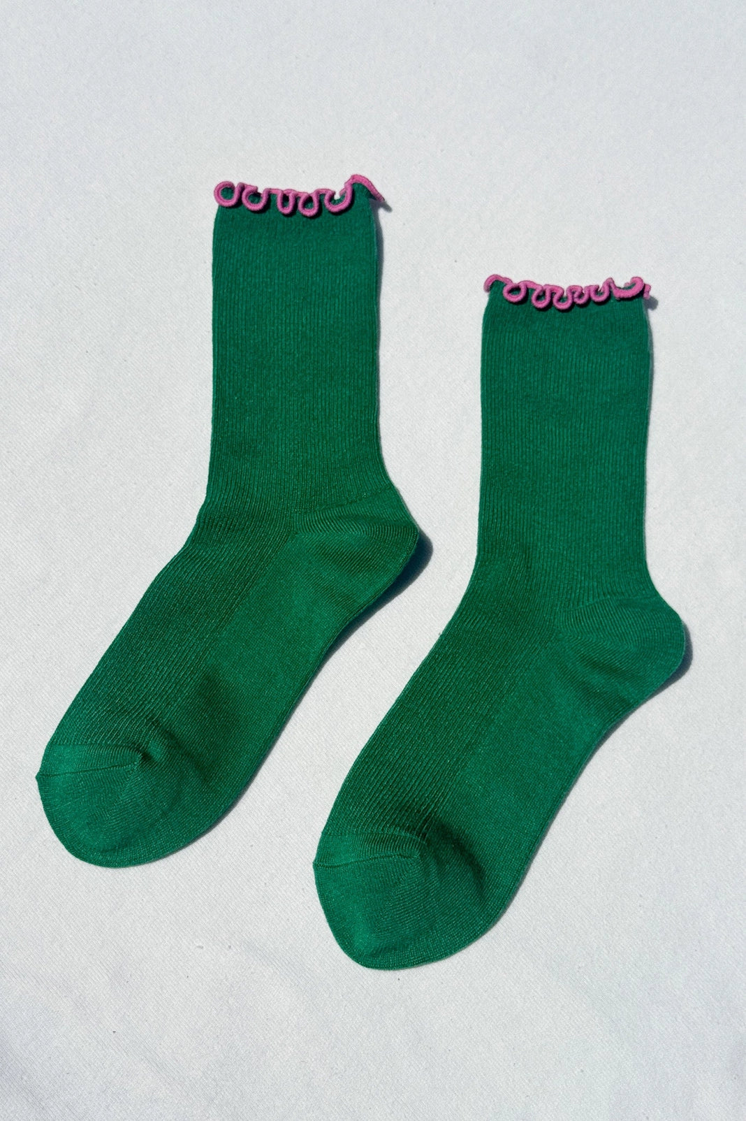 Ruffled Modal Socks - Multiple Colors