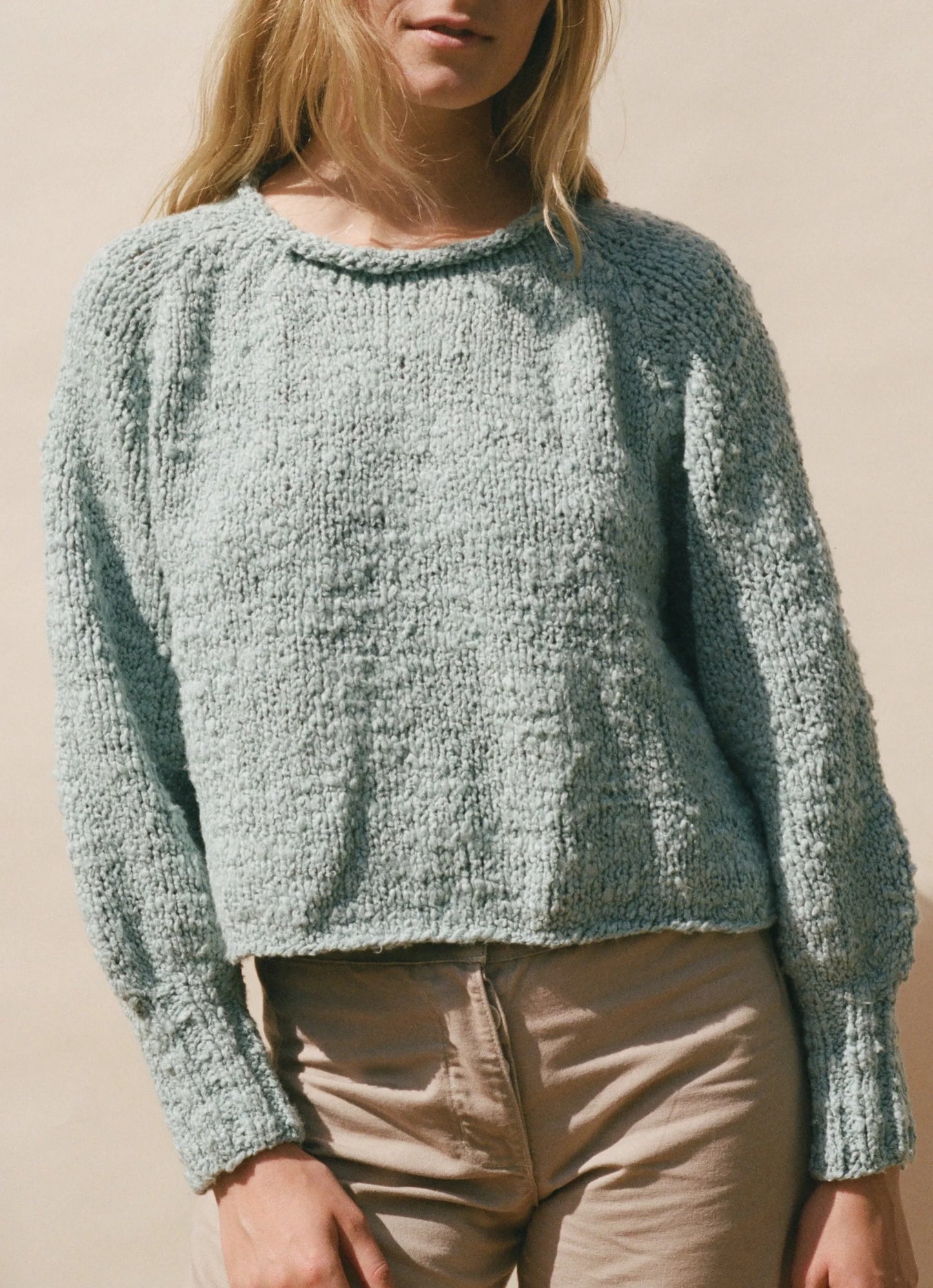 Nogu Handknit Pullover | Beach Glass
