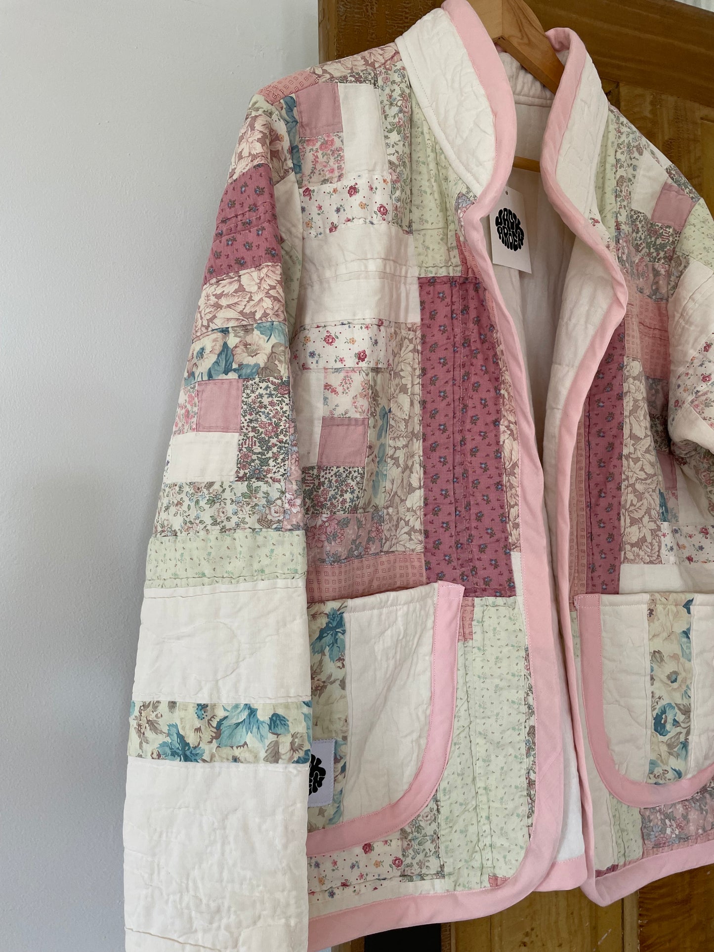 Quilt Jacket - Pink & Blue
