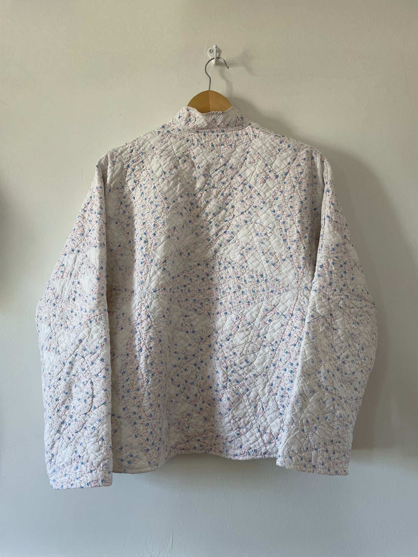 Cropped Quilt Coat - Pine Burr