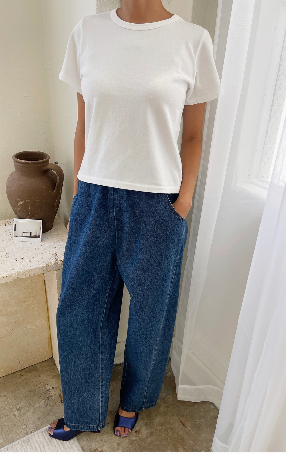 Denim Arc Pants