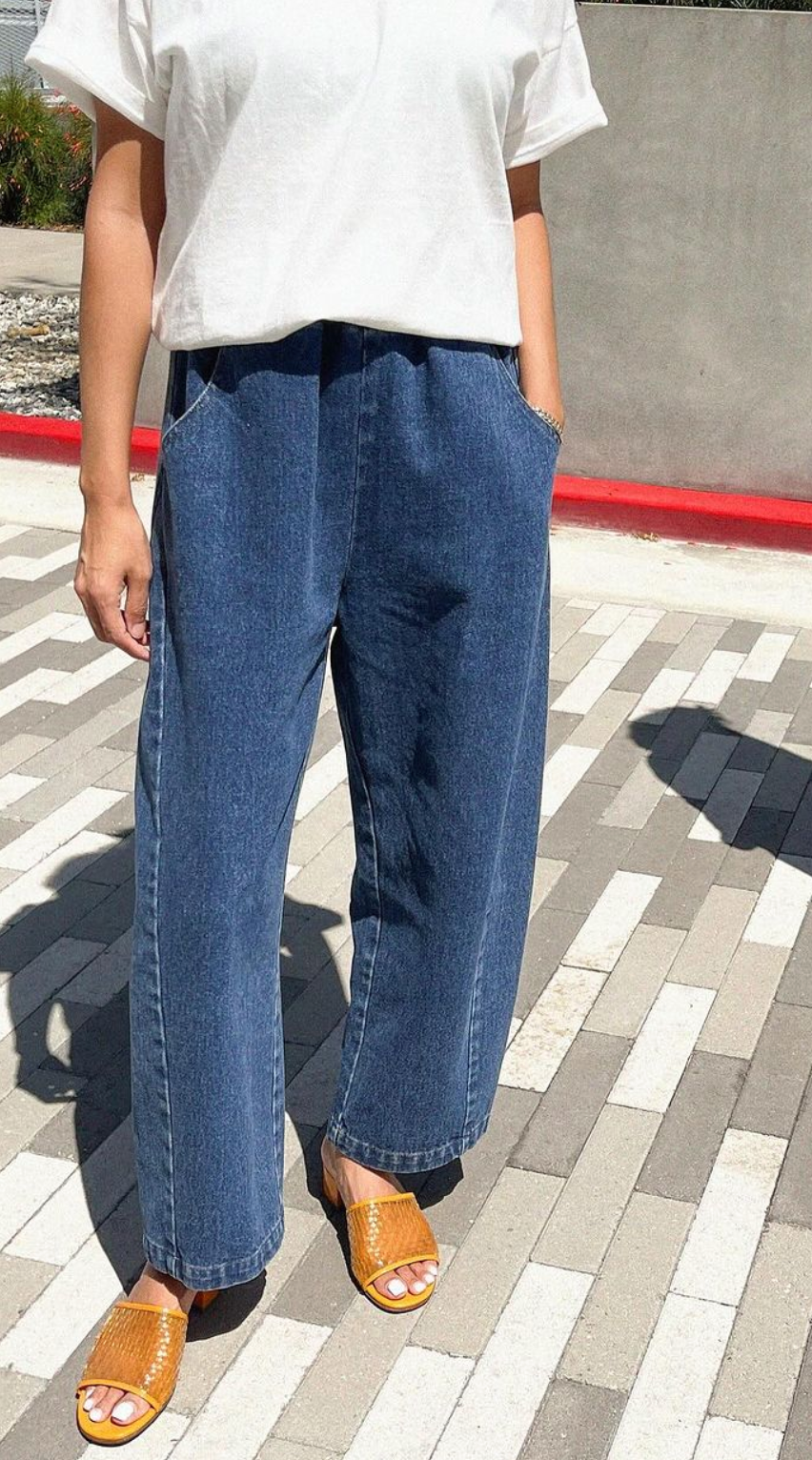 Denim Arc Pants