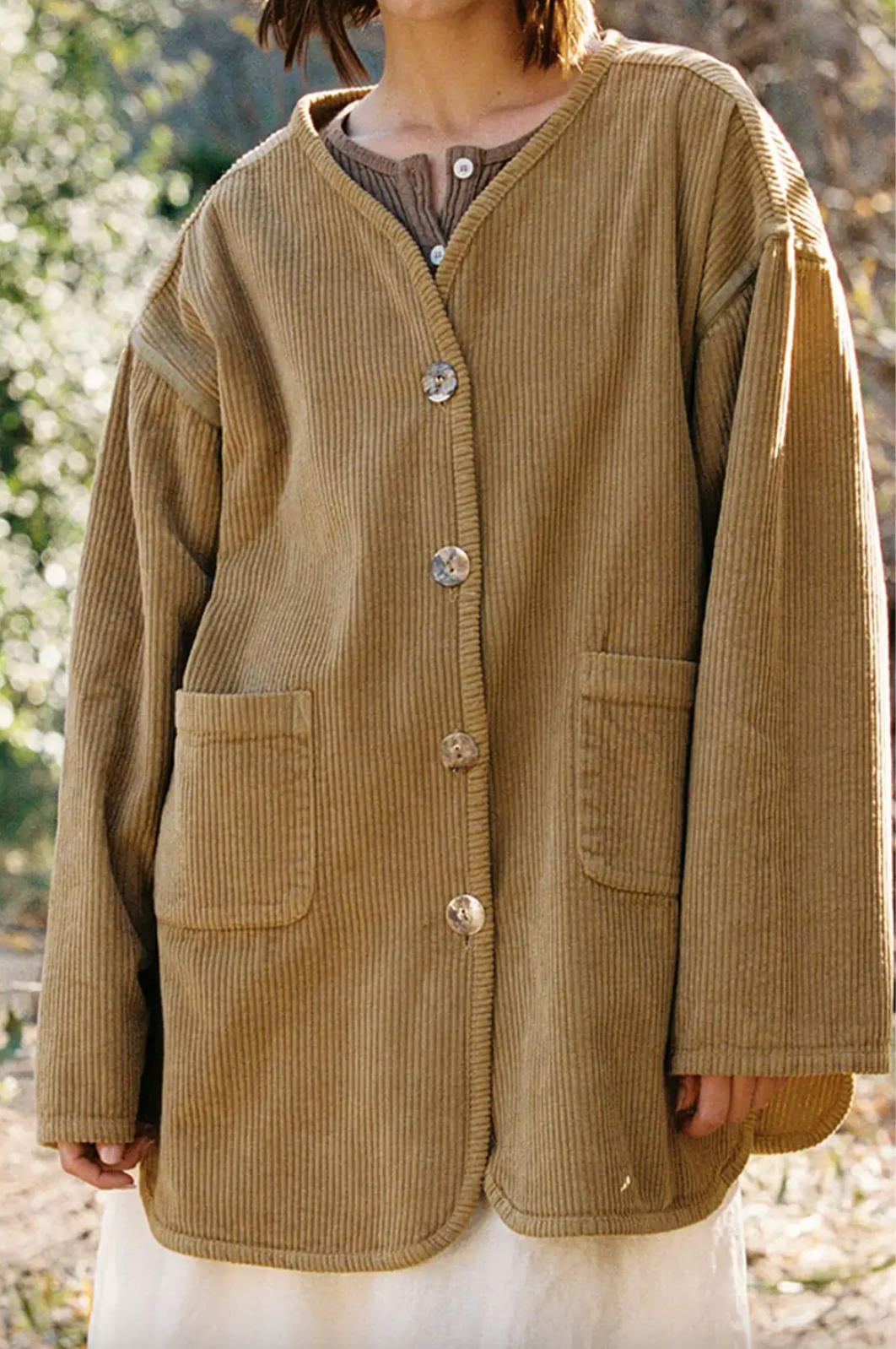 Cord Liner Jacket - Multiple Colors