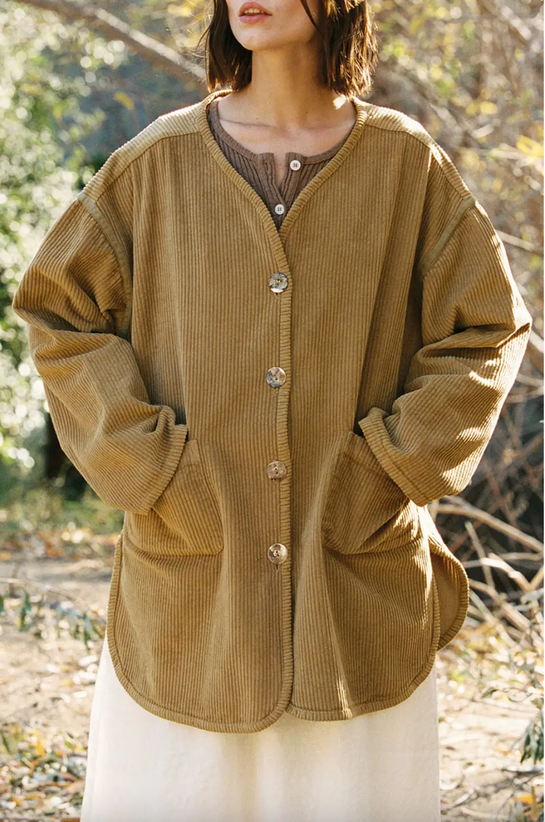 Cord Liner Jacket - Multiple Colors