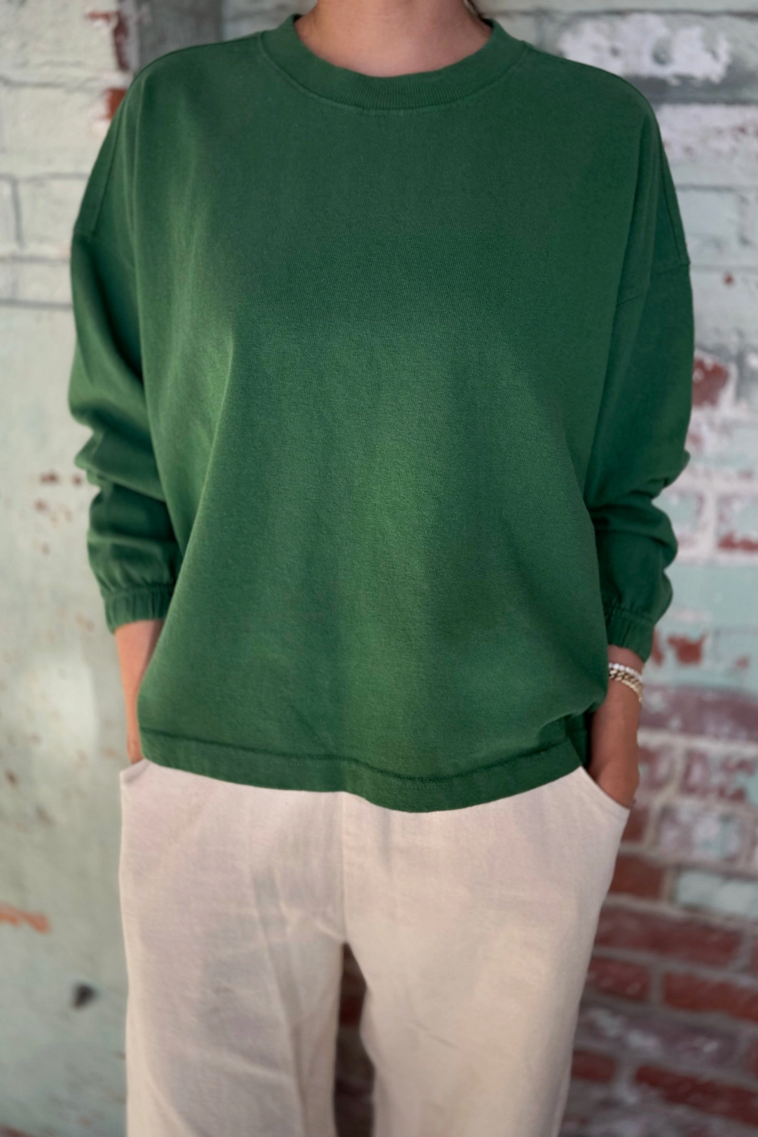 Naturelle Long Sleeve | Moss Green
