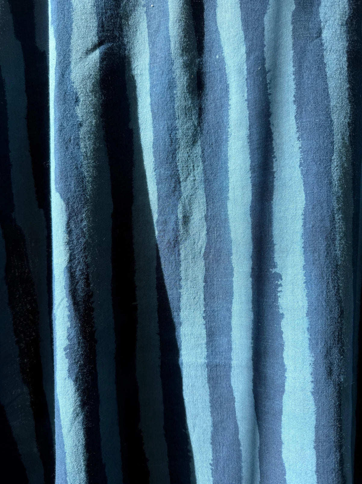 Marthe Dress - Indigo Stripe
