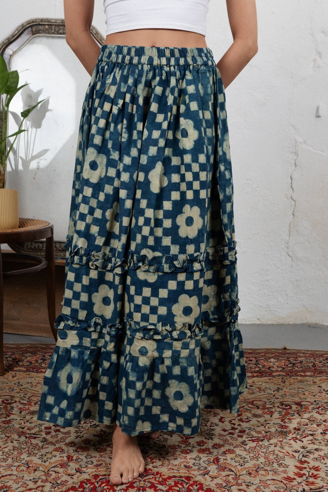 Daisy Mae Skirt - Indigo
