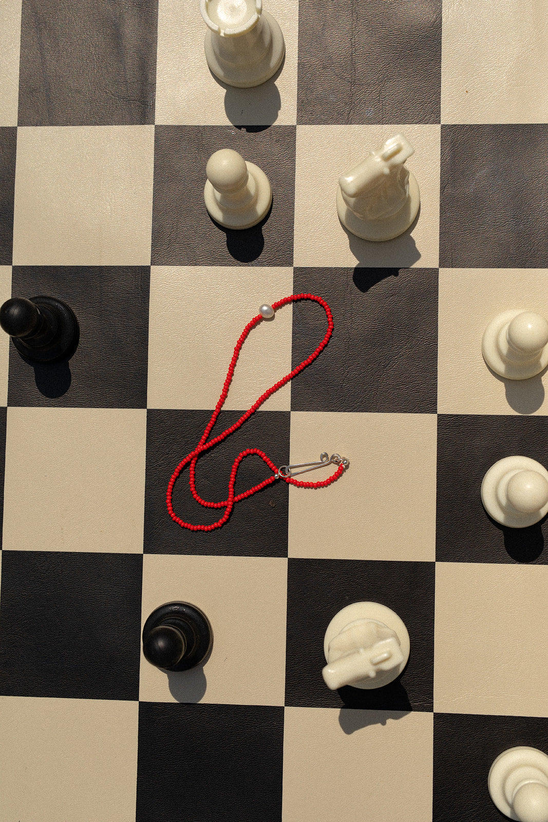 The Khadi Necklace - Red