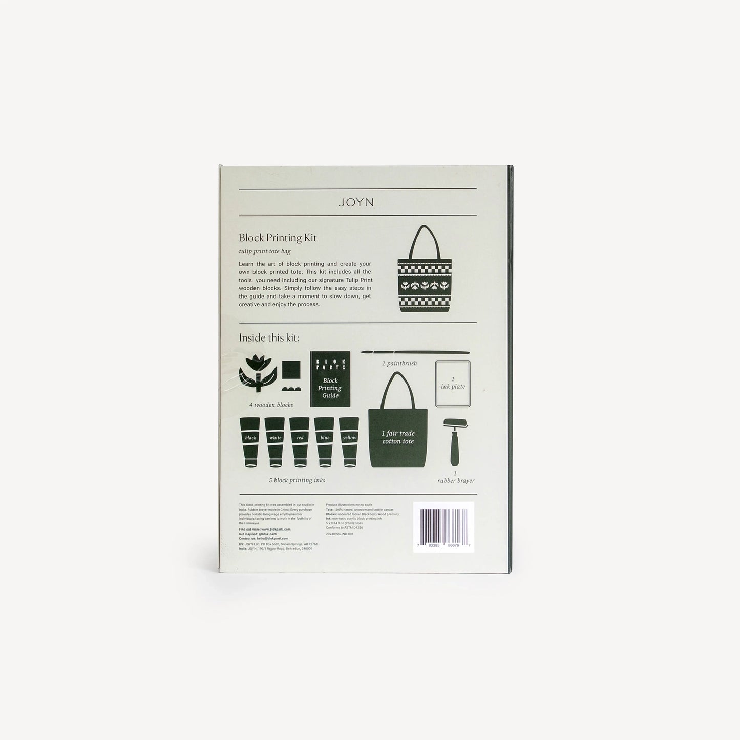Blok Parti - Printed Tote Kit