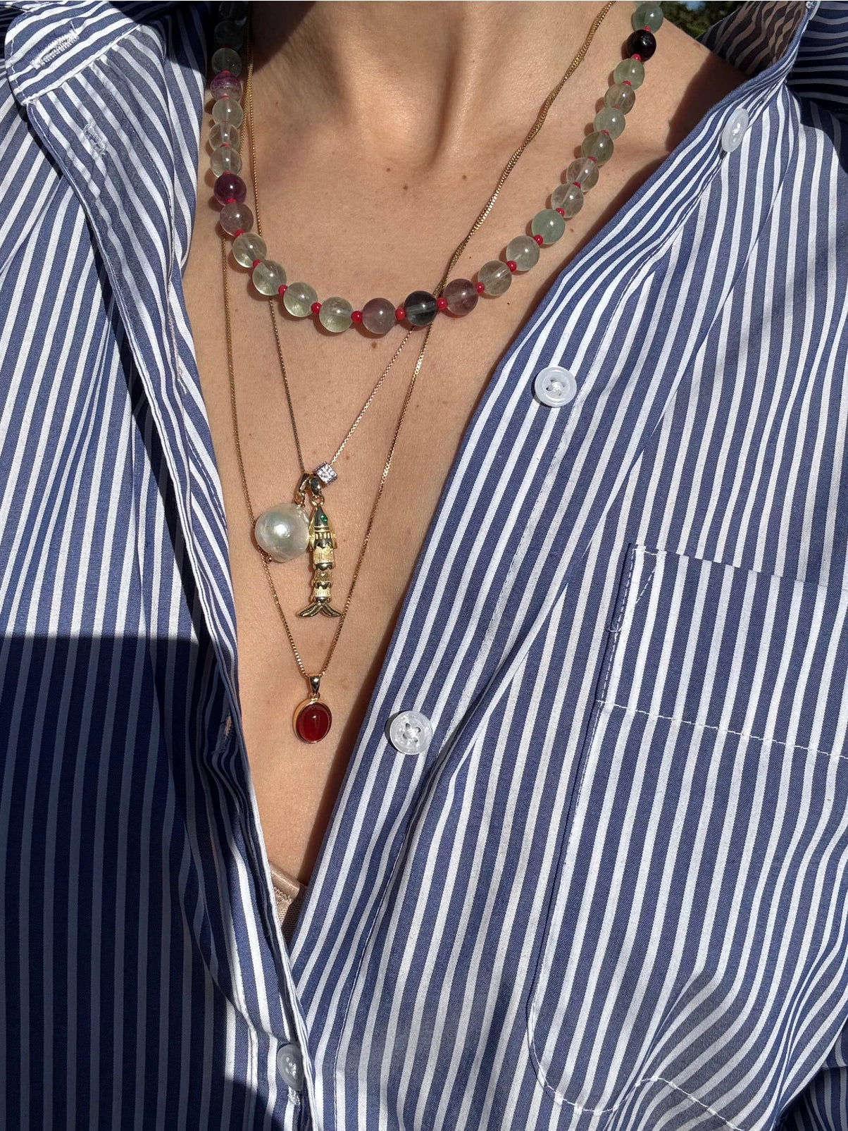 Rhae Beaded Necklace
