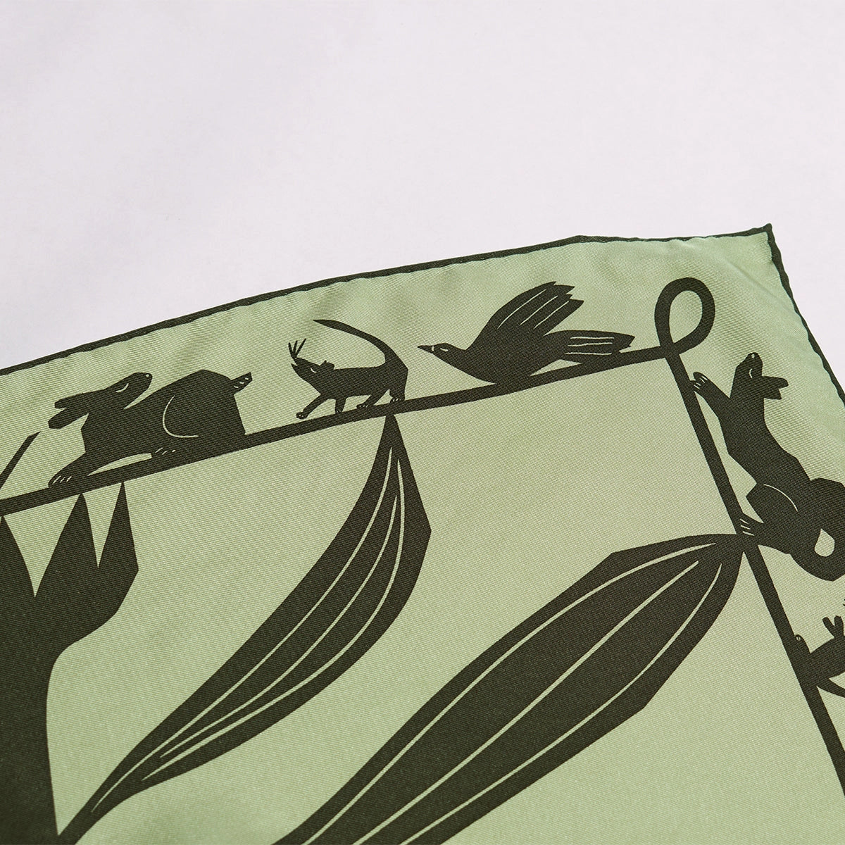 Green Magic Silk Scarf