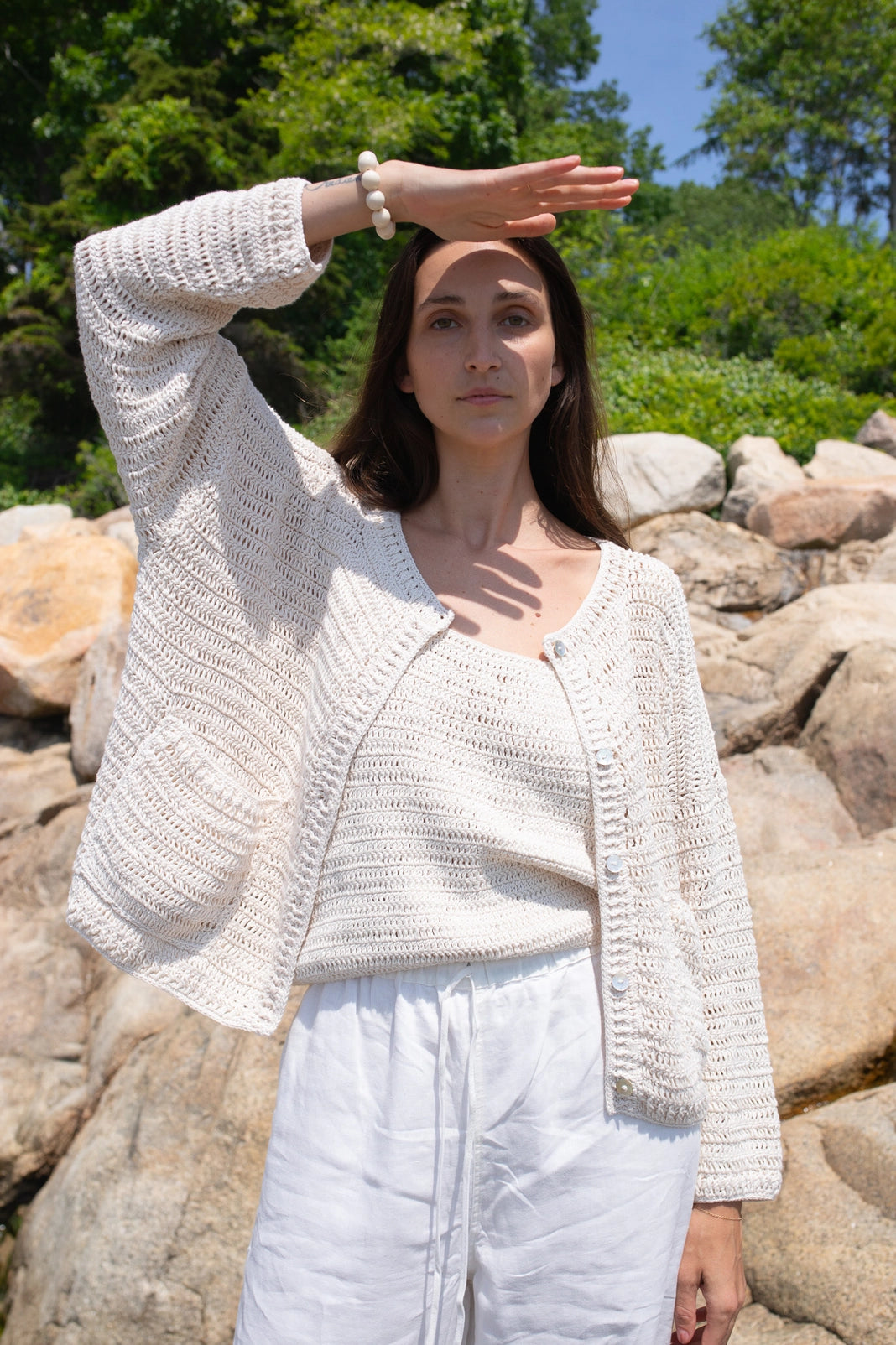 Manuela Crochet Cardigan