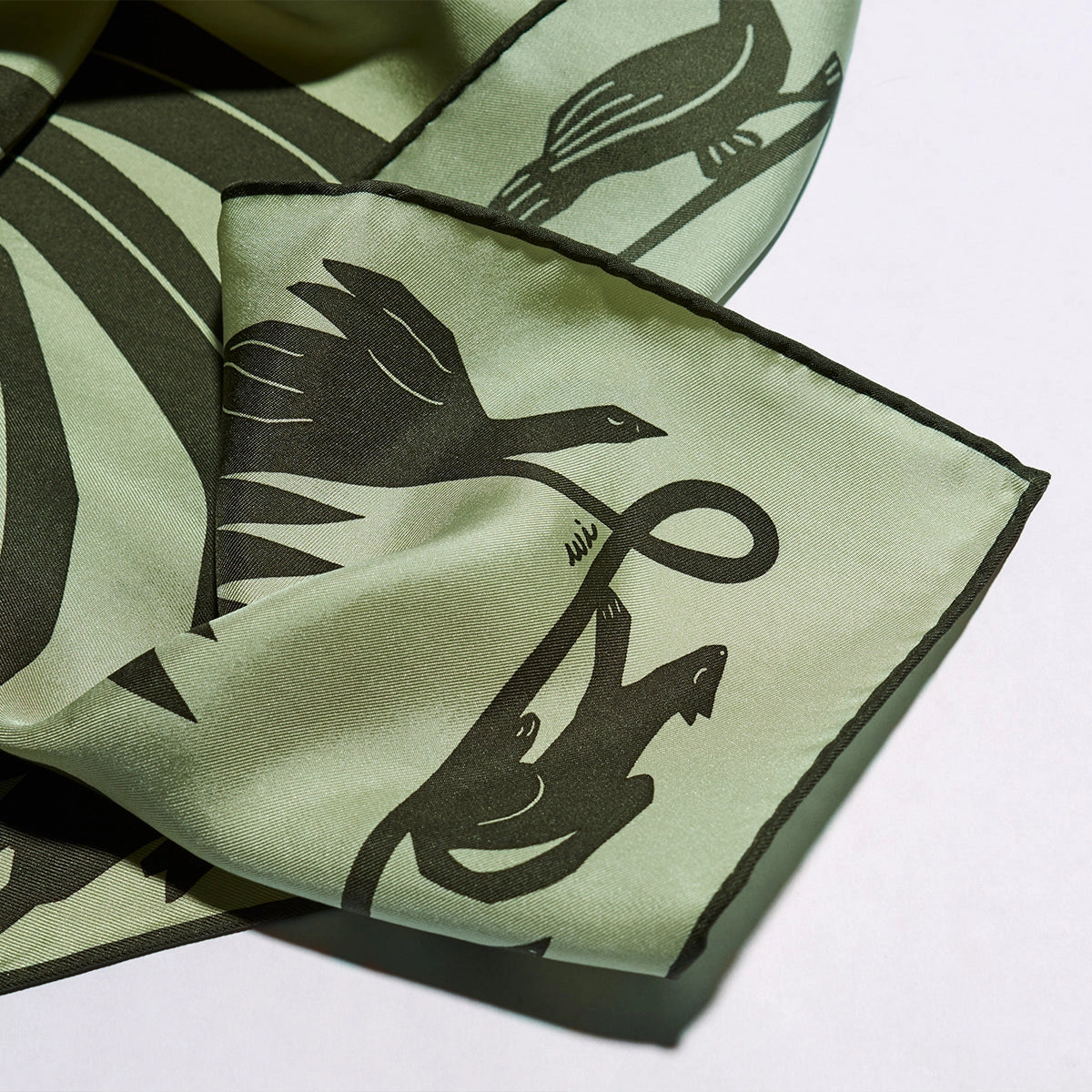 Green Magic Silk Scarf