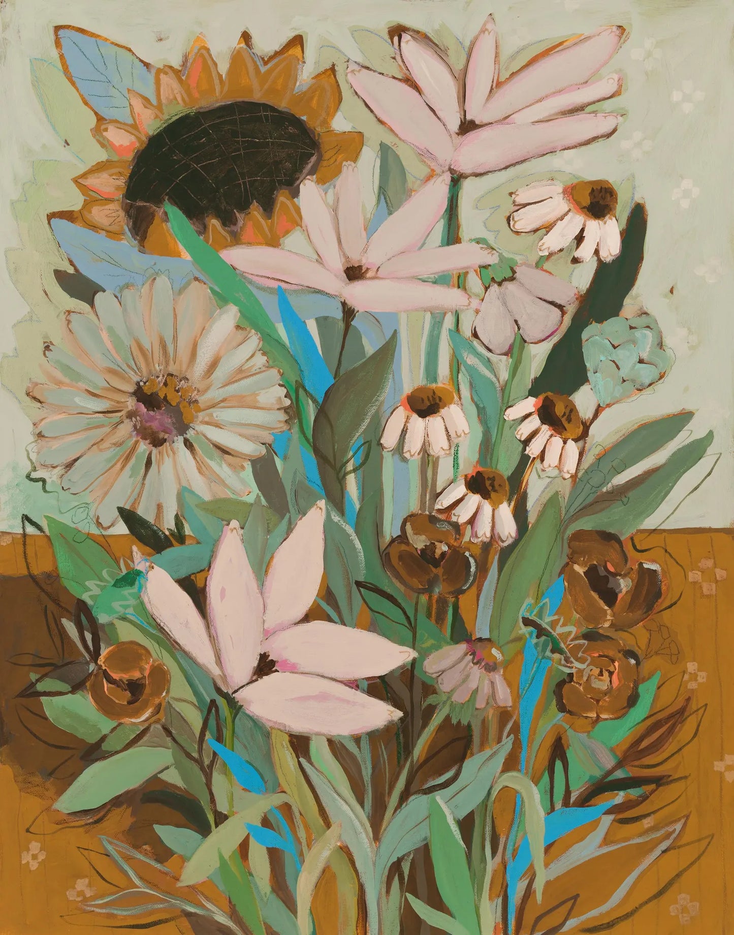 Sunflower Garden - Art Print