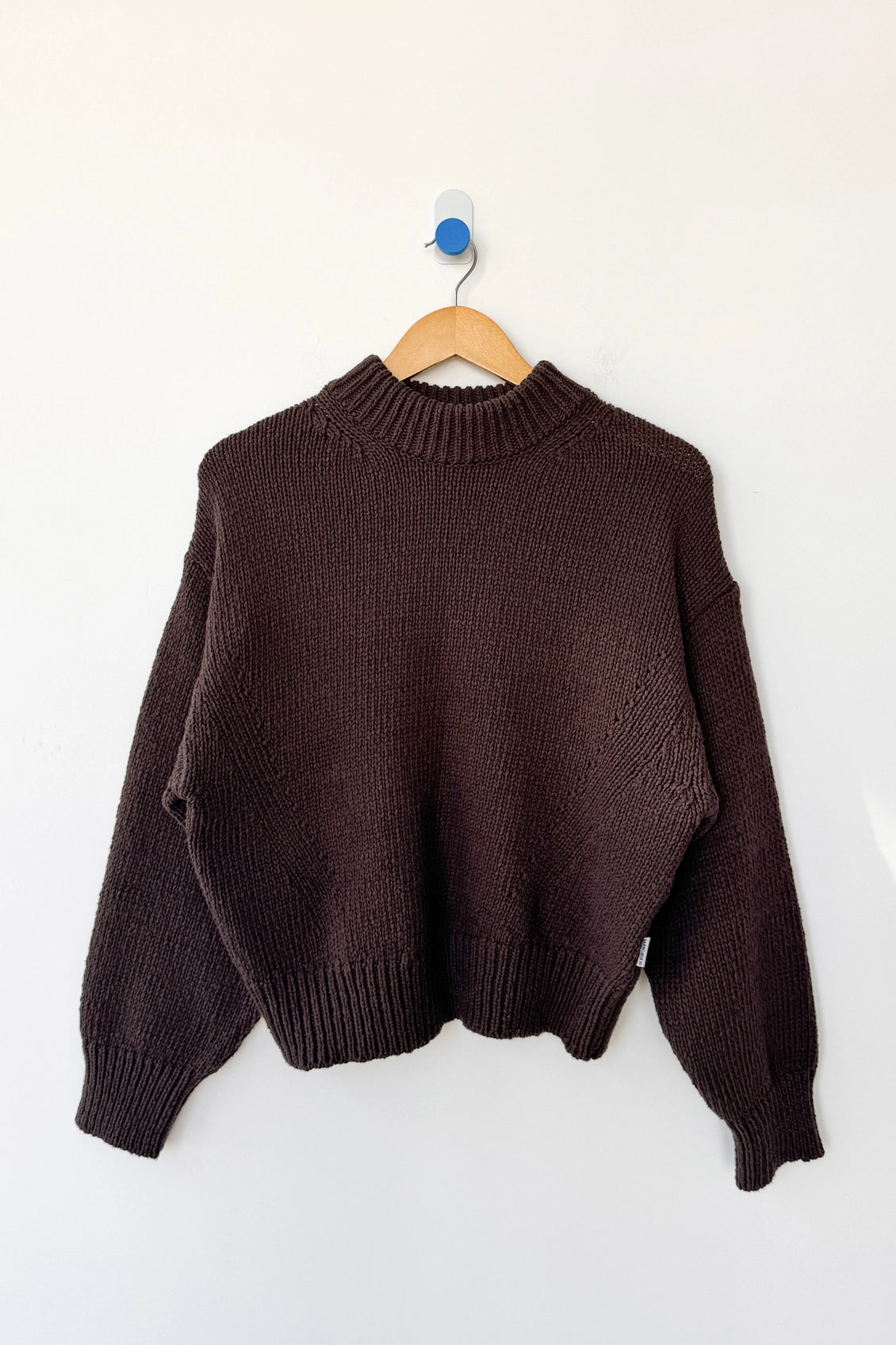 Zoe Cotton Sweater | Brown