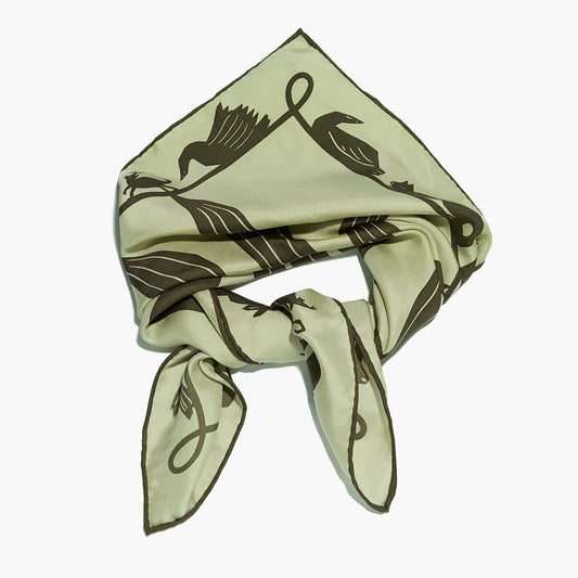 Green Magic Silk Scarf