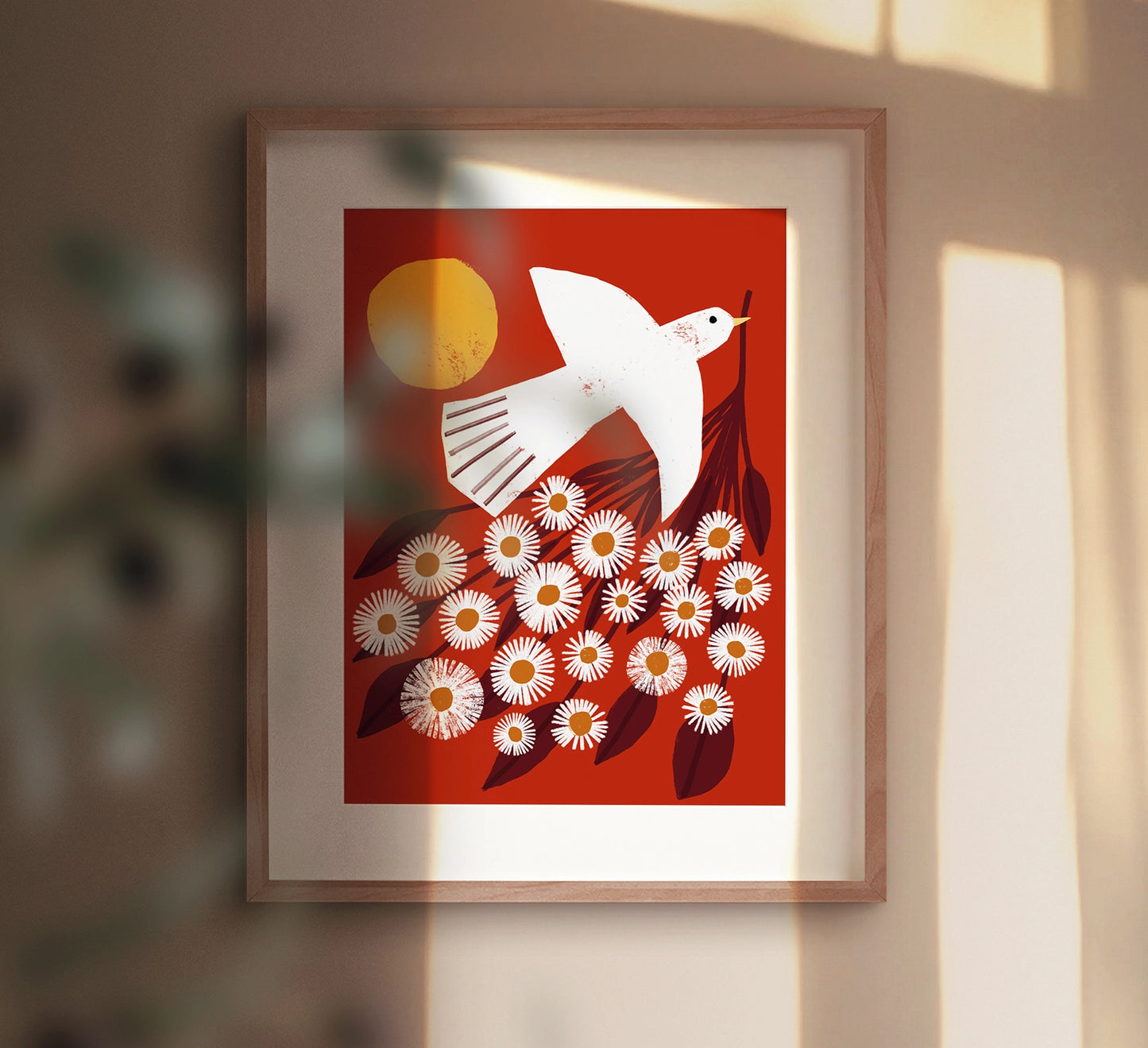 Art Print | Red Dove