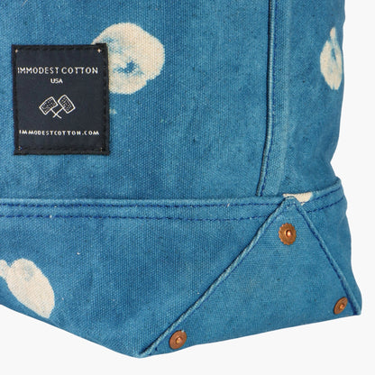 Large East West Tote | Indigo Moon