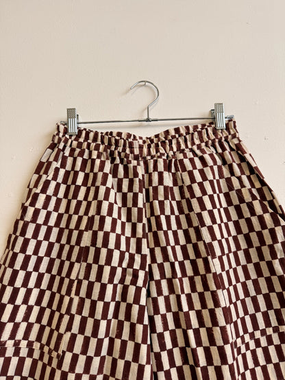 Omar Pants | Brown Check