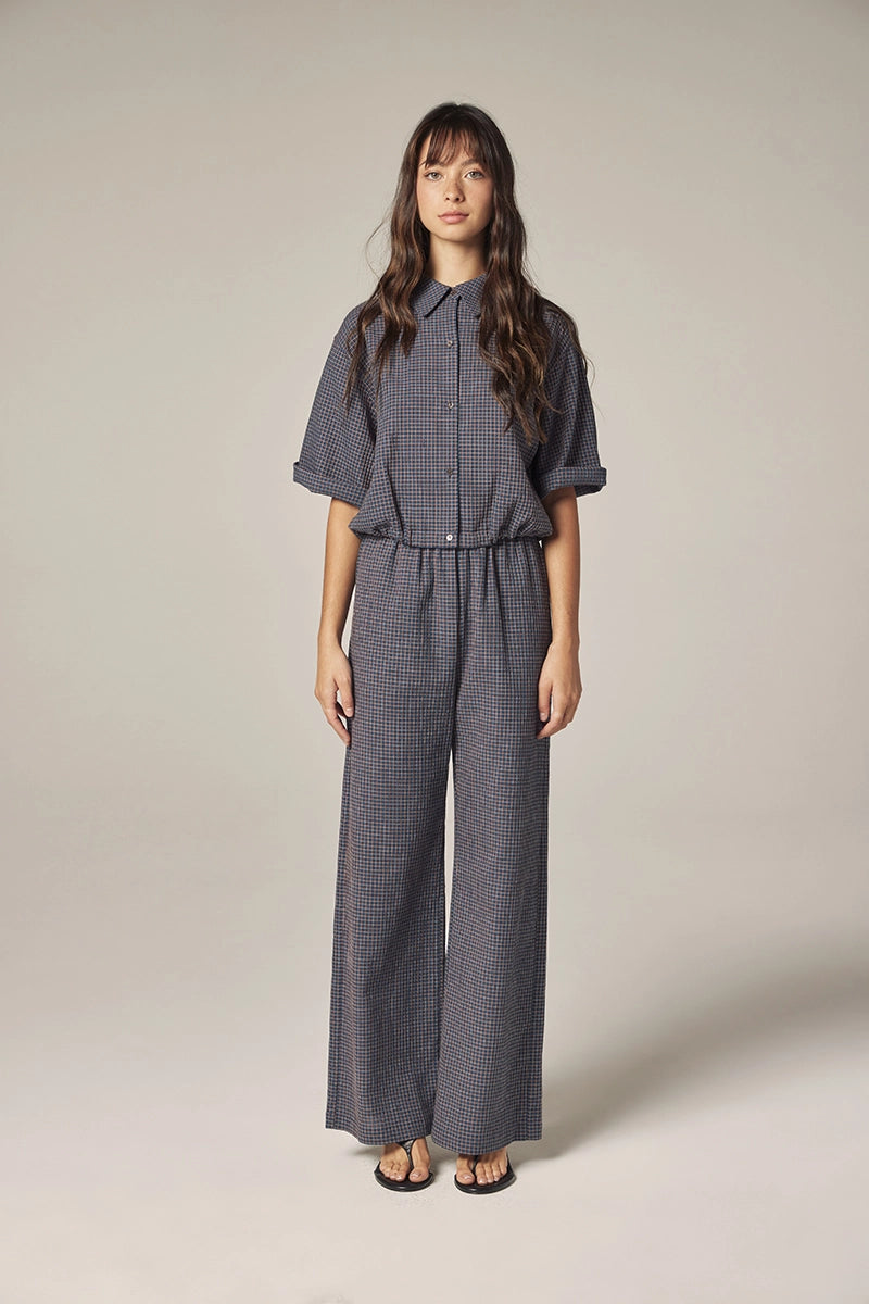 Elastic Waist Palazzo Pants
