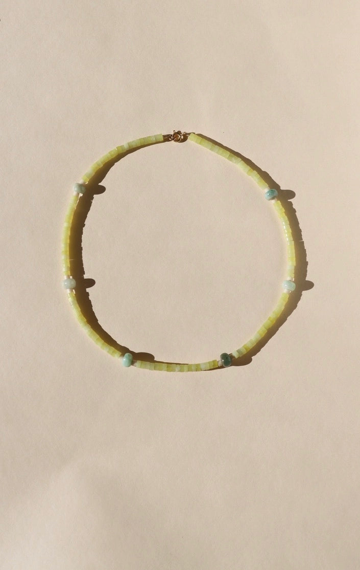 Sunlit Jade Necklace