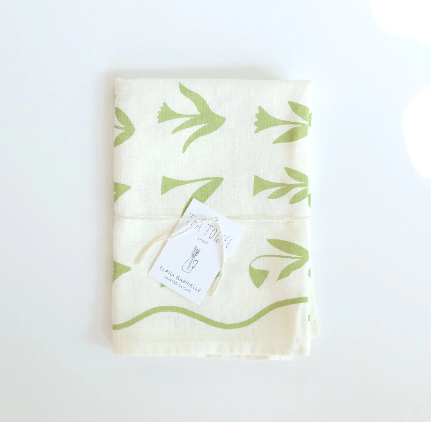 Tulips Tea Towel