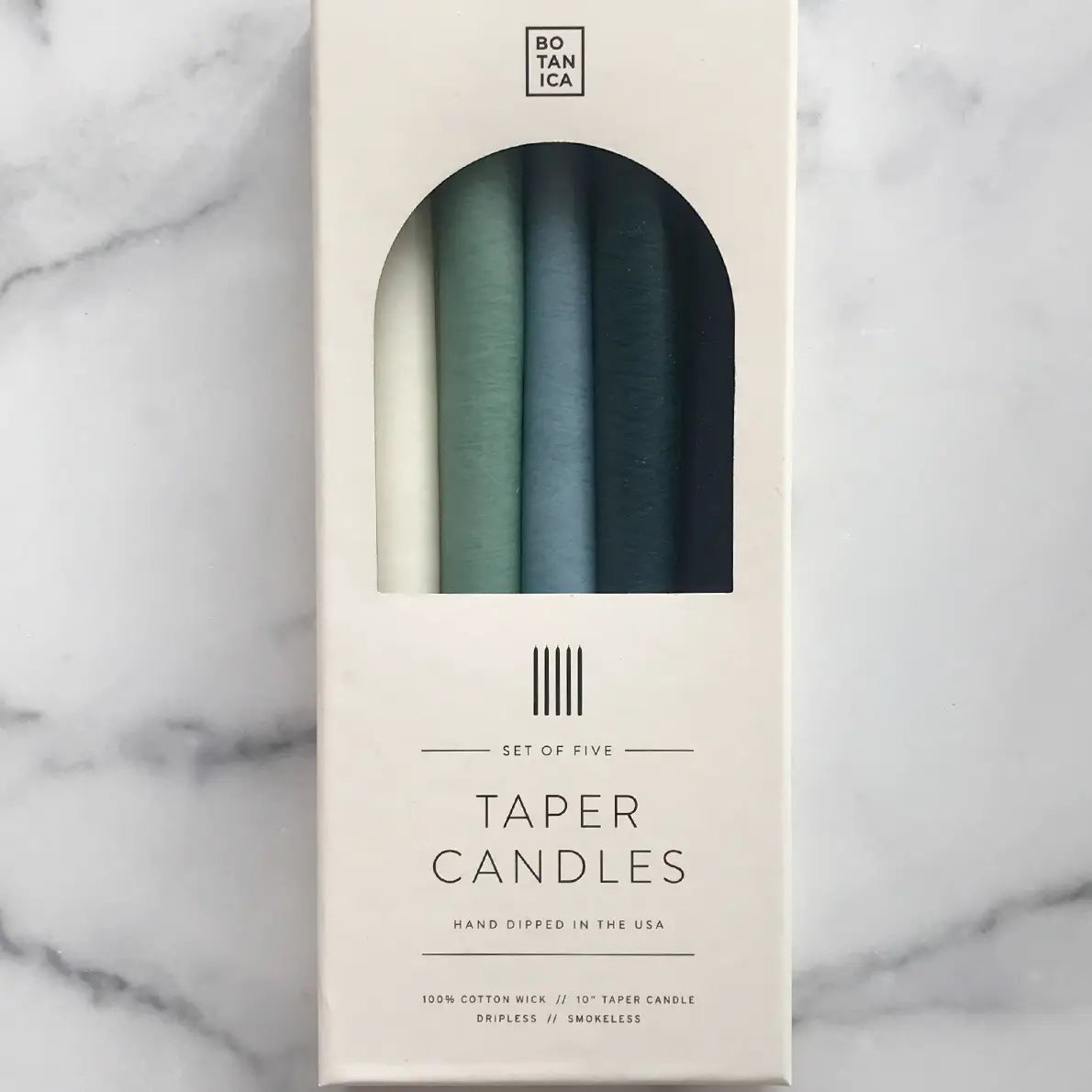 Elemental Taper Candles | Water