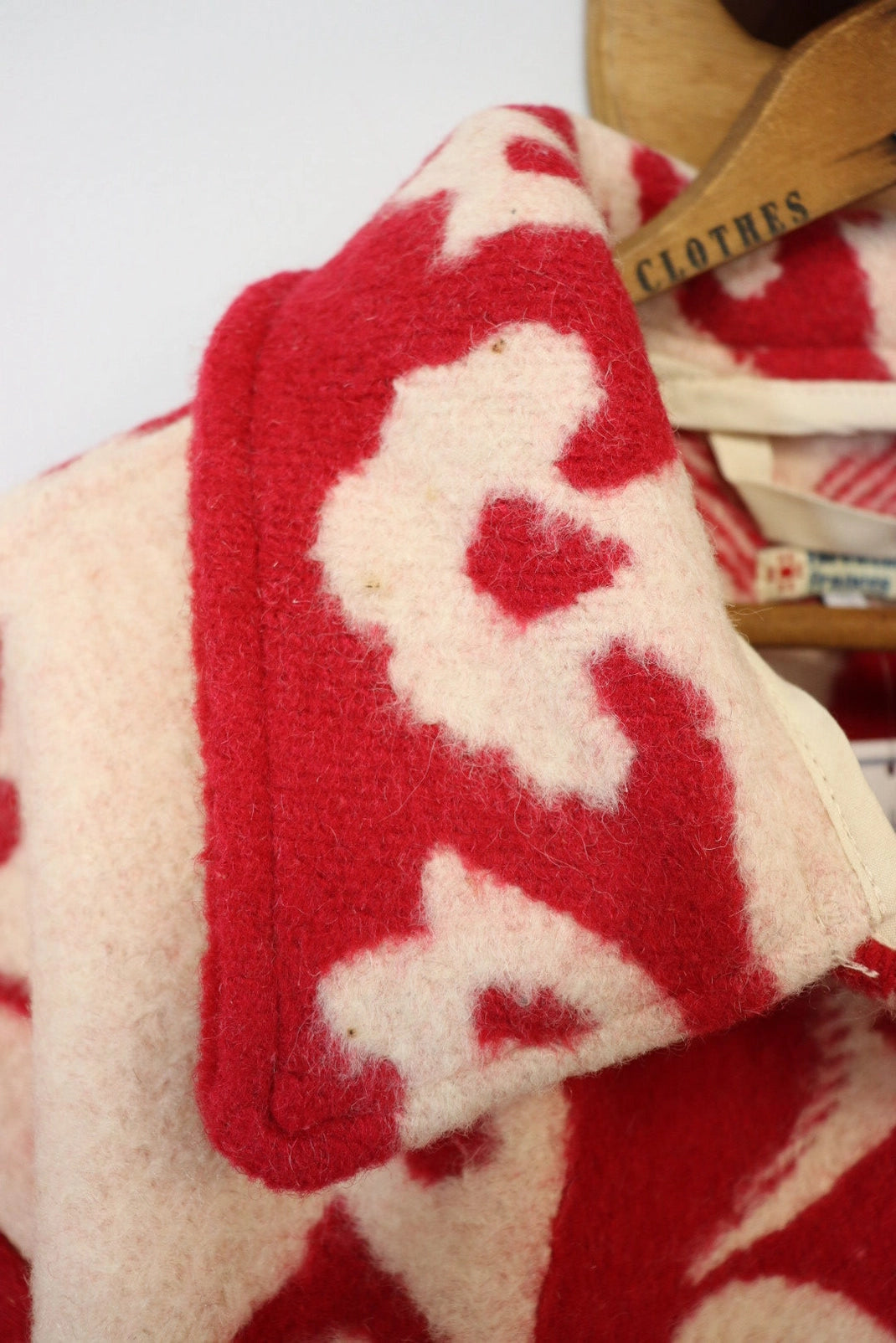 Camp Blanket Coat - Red