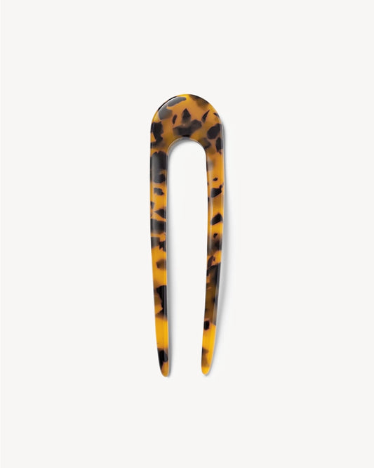 French Hair Pin | Classic Tortoise