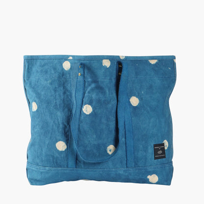 Large East West Tote | Indigo Moon