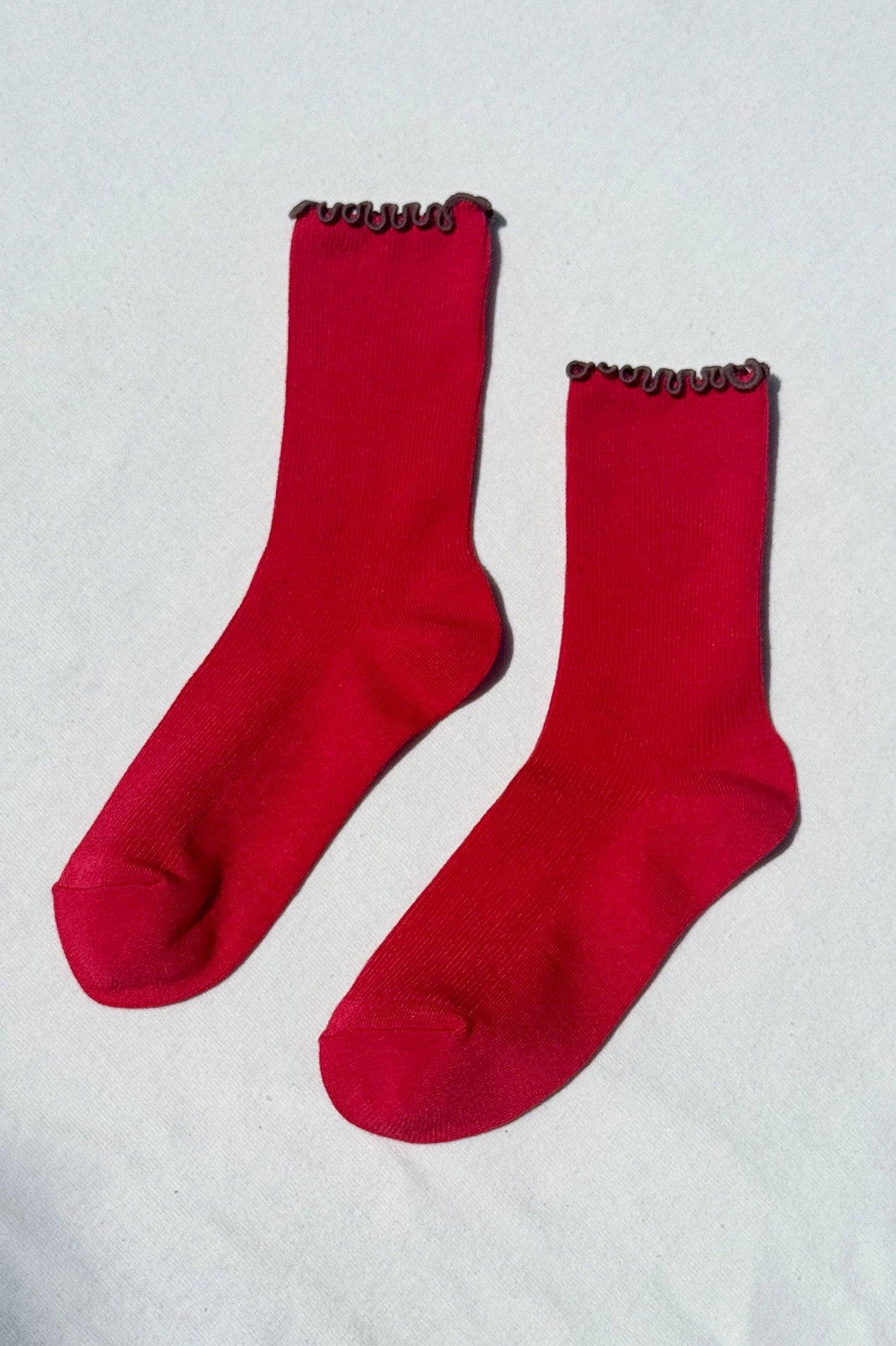 Ruffled Modal Socks  - Multiple Colors
