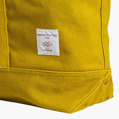 Large East West Tote | Chartreuse