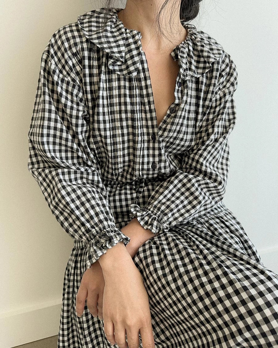 Nasaea Gingham Blouse