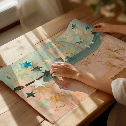 Pastel Coastal Stars - Art Print