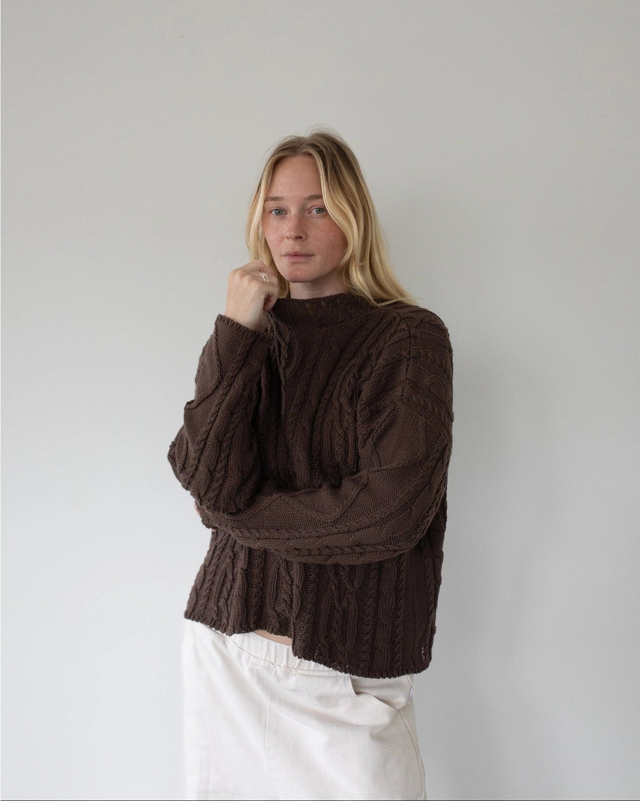 Charlie Cable Knit Sweater