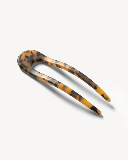 French Hair Pin | Classic Tortoise