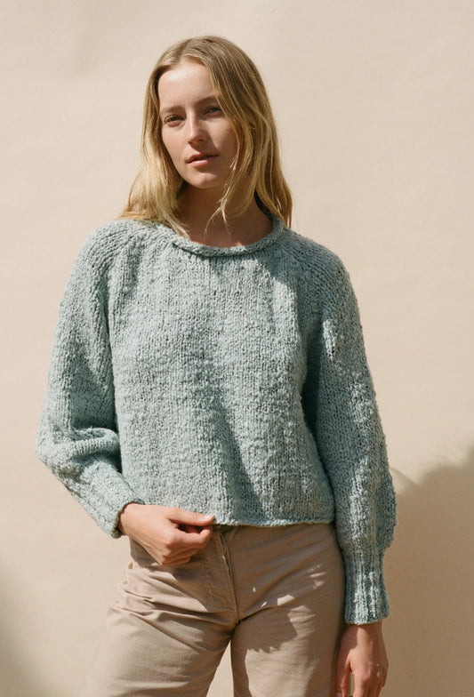 Nogu Handknit Pullover | Beach Glass