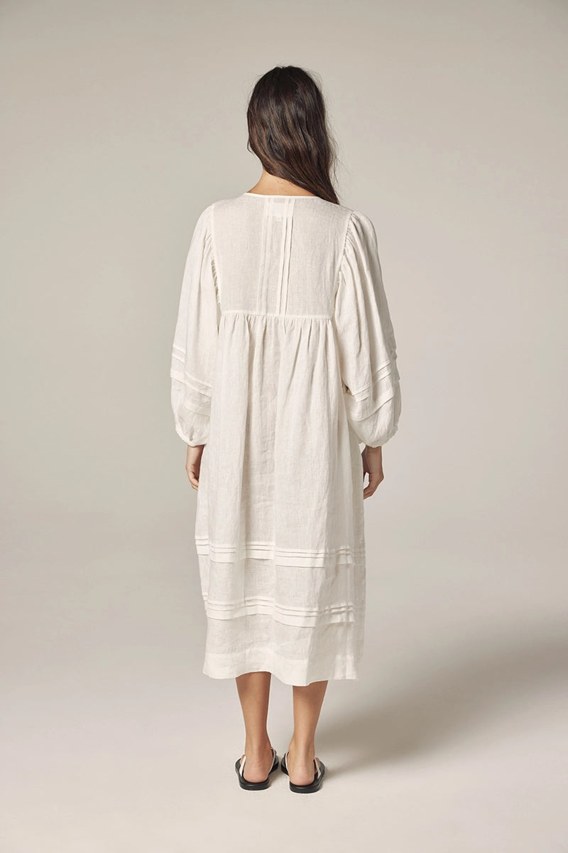 Laced Linen Dress