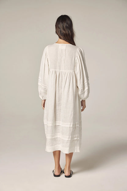 Laced Linen Dress