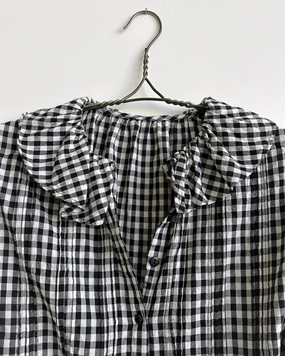 Nasaea Gingham Blouse