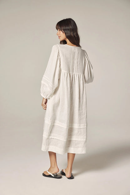 Laced Linen Dress