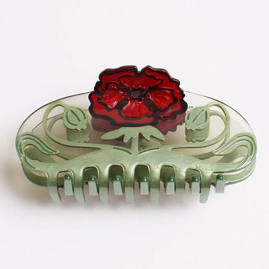 Wild Poppy Hair Claw